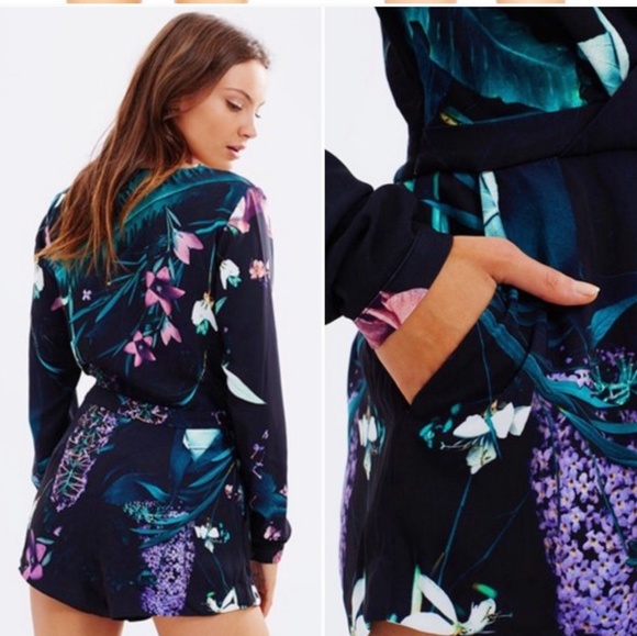 Stylestalker Oasis Floral Romper Jumpsuit - Picture 2 of 3